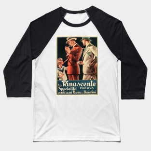 LA RINASCENTE PADOVA by JC Leyendecker Department Store Clothing For Men and Children Old Italian Advert Baseball T-Shirt